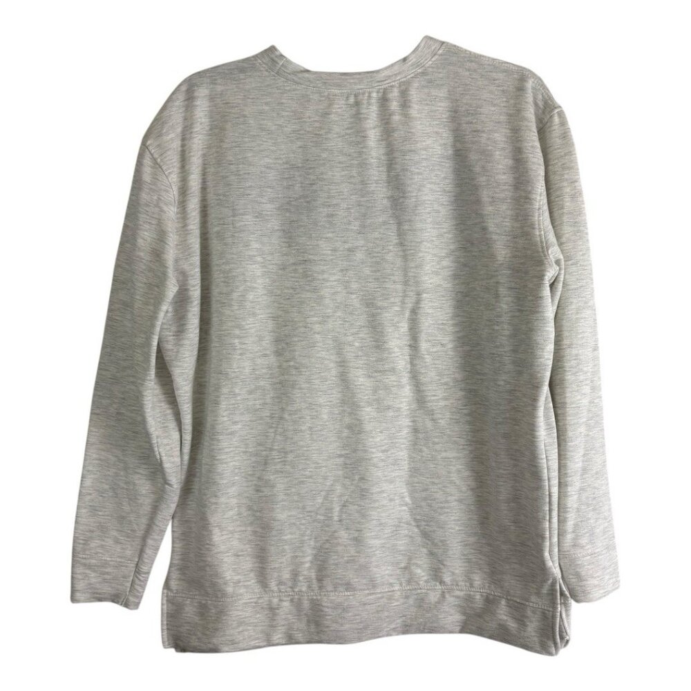 LSU Tiger Womens Sweatshirt Adult Size Medium Gray Purple Long Sleeve Casual - Picture 4 of 8